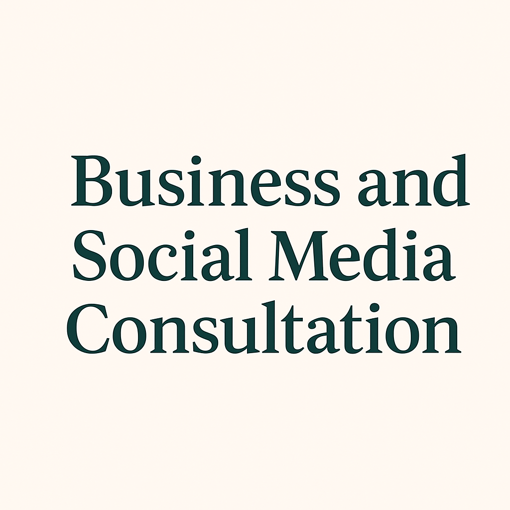 استشارة بزنس و سوشيال ميديا